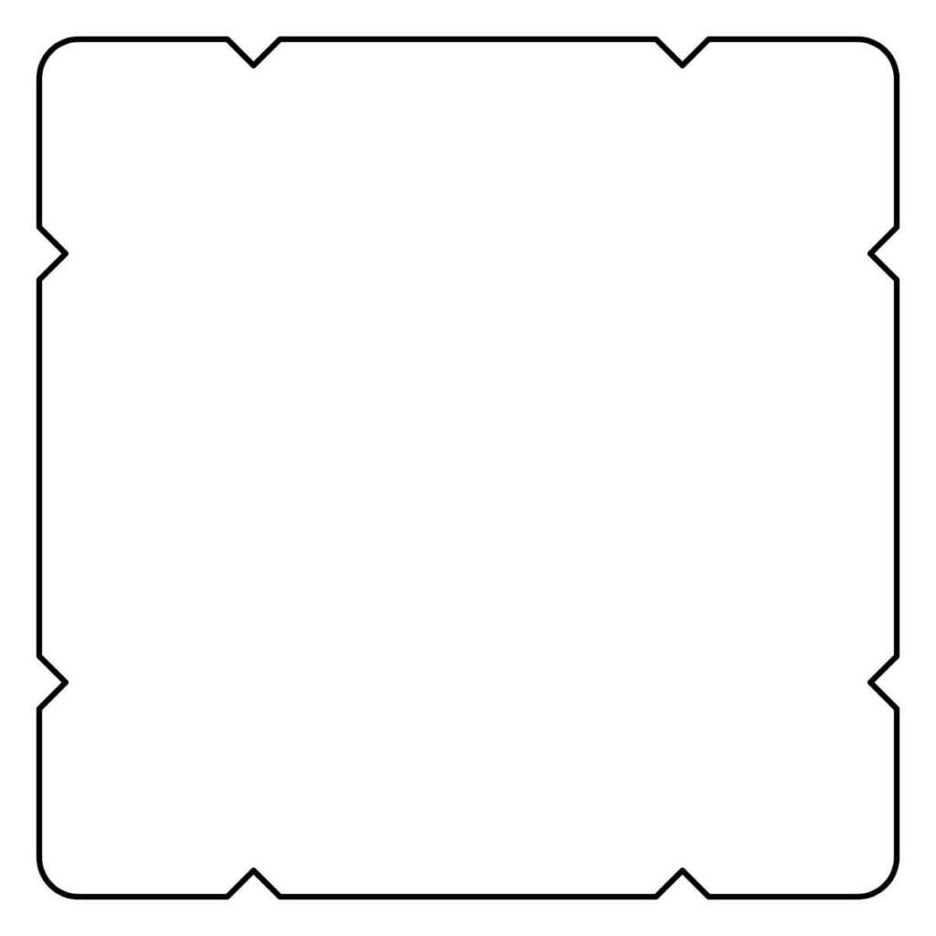 hardhouten paal 65x65 mm met groef met punt