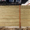 paal hardhout met punt 65 x 65 mm