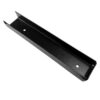 u-profiel metaal zwart gepoedercoat 26 cm voor schutting beton onderplaat