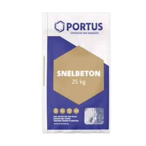 portus snelbetonmortel zak 25 kg