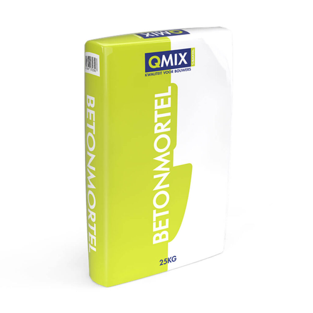 qmix betonmortel schutting betonpalen 25 kg