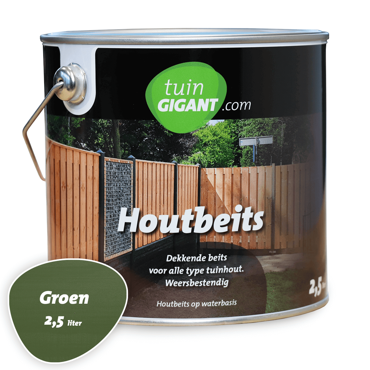 lelijk karton werkloosheid Houtbeits - Groen - 1 tot 2,5 liter - Tuingigant.com