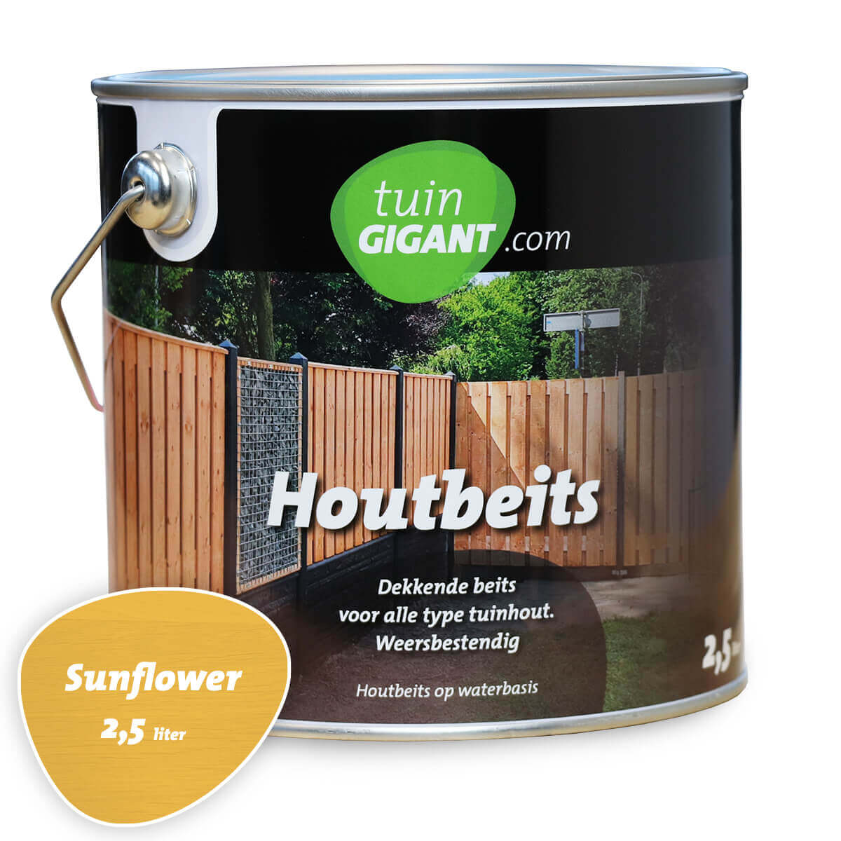 fluiten Bewusteloos hoe vaak Houtbeits - Sunflower geel - 1 tot 2,5 liter - Tuingigant.com