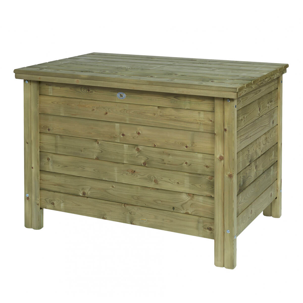 licentie Vul in zuurstof Talen houten opberbox - 120 cm - Tuingigant.com