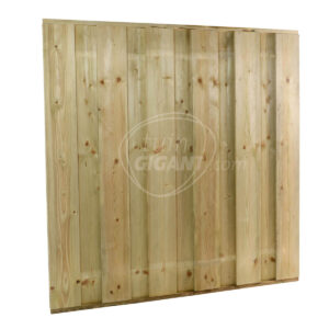 Grenen 11 planks schuttingscherm