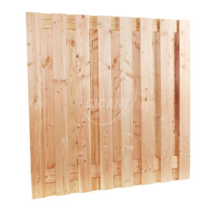 Douglas recht schuttingscherm  - 17 planks (15+2)