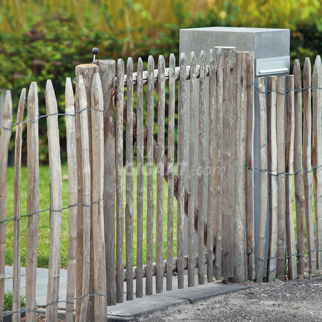 engelse kastanje hekwerk poort 120 cm tuinafscheiding