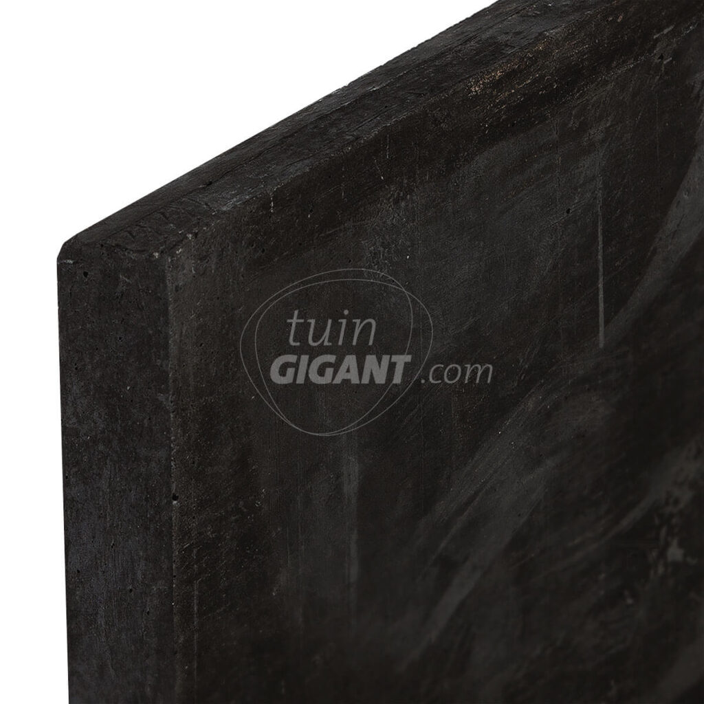 schutting beton onderplaat glad premium antraciet gecoat