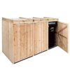 vuren containerombouw 215 cm breed 3 containers containerberging triple