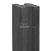 beton sleufpaal antraciet vecht 10x10 cm gleuf schutting