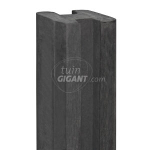 beton sleufpaal antraciet vecht 10x10 cm gleuf schutting