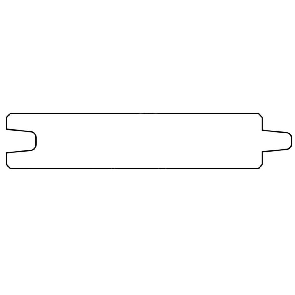 blokhutprofiel douglas 28 x 145 mm