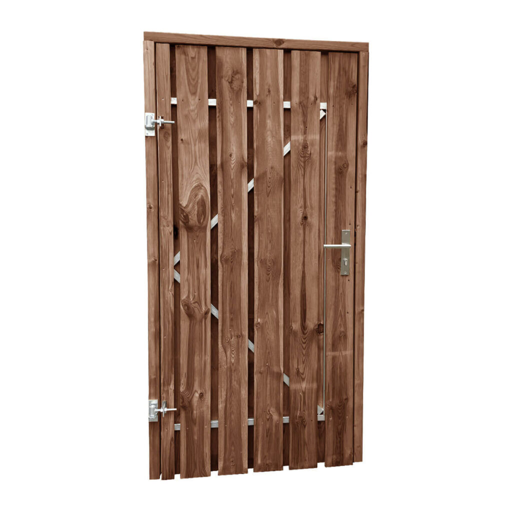 complete houten tuinpoort schuttingpoort nobifix