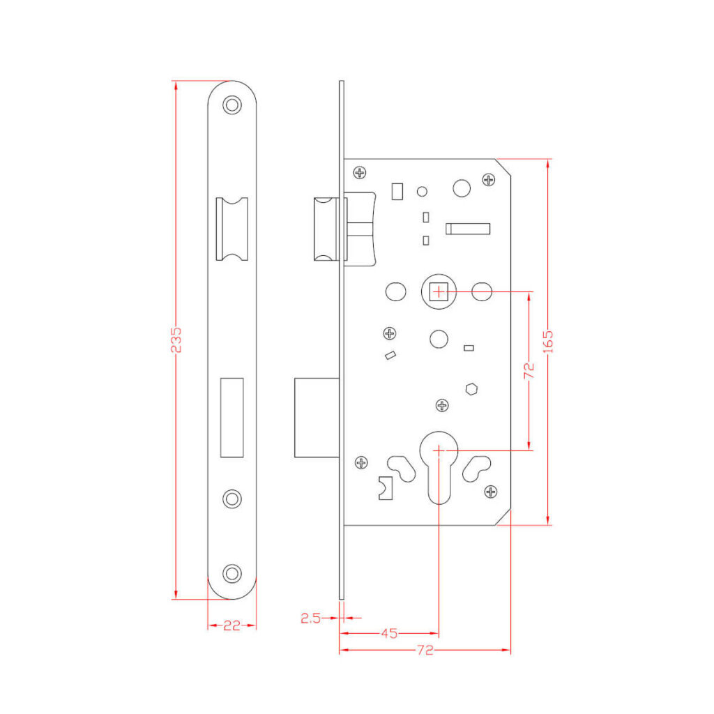 slotset rvs met sleutels tuinpoort schuttingpoort