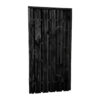 complete houten schutting poort zwart grenen zwarte details