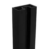 aluminium-schutting-eindpaal-muurpaal-voor-composiet-systeem-280-cm-zwart-tuingigant-01 aluminium schutting eindpaal muurpaal voor composiet systeem 280 cm zwart
