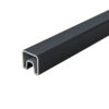 eindprofiel-aluminium-composiet-schutting-laag-model-standaard-antraciet-tuingigant eindprofiel antraciet