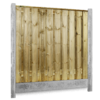 grenen 21 planks schutting voordeelbundel grijs stampbeton schuttingpaal