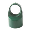 aluminium doorvoerkop hekwerk 60x42 mm type m groen