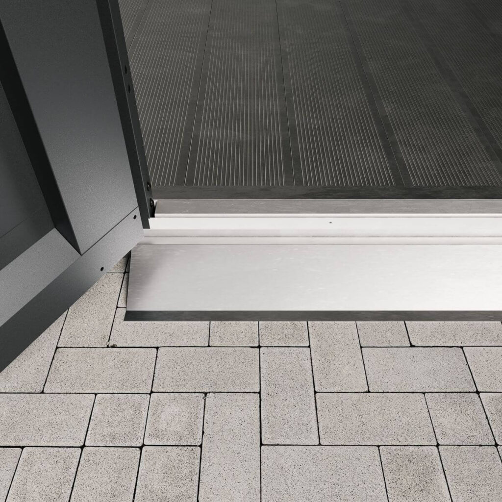 hormann tuinbergingen accessoires oprijplaat binnen buiten aluminium