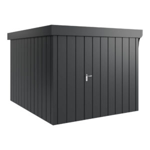 tuinhuis juno jfd11 modern 262x310 cm antraciet staal hormann