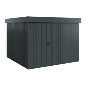 tuinhuis met plat dak ecostar euroline efd10 262x262 cm antraciet hormann