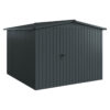 tuinhuis met zadeldak ecostar euroline esd10 262x262 cm antraciet hormann