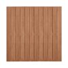 hardhout recht schuttingscherm 28 planks 180 x 180