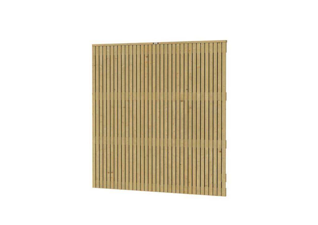 hillhout elan schuttingscherm 180 x 180 cm dubbele zijde verticaal vuren