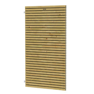 tuinpoort elan horizontaal excellent verstelbaar met stalen frame grenen geimpregneerd 100 x 99 cm woodvision