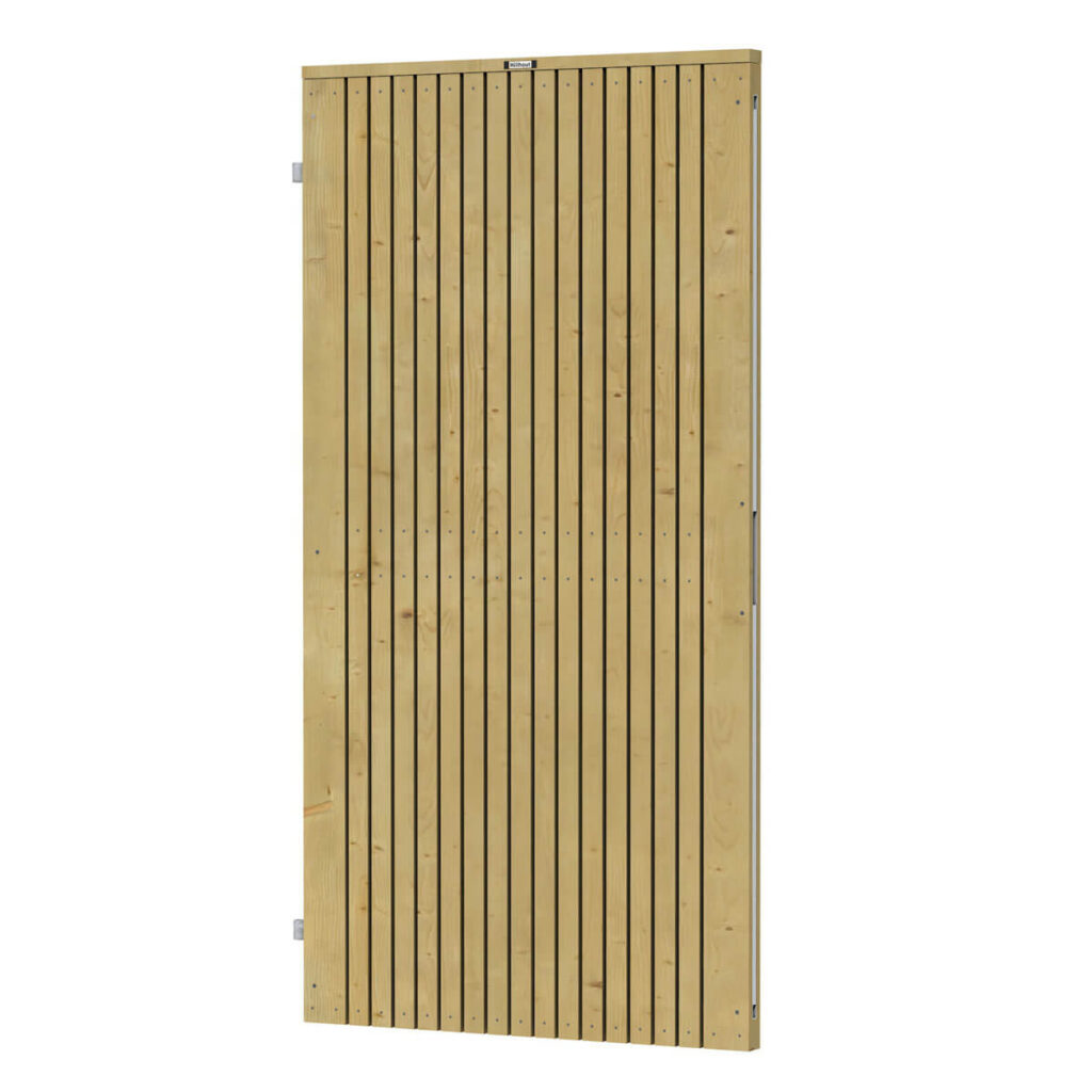 tuinpoort elan verticaal excellent verstelbaar met stalen frame grenen geimpregneerd 100 x 99 cm woodvision