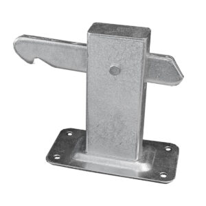 deurvastzetter vloermodel thermisch verzinkt grijs