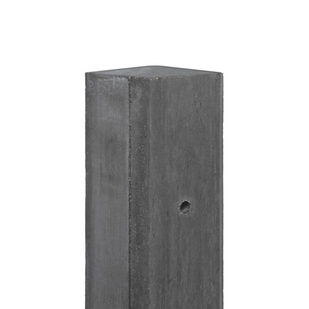 vlakke kop paal beton