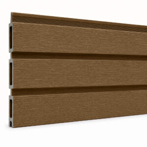 composiet schutting scherm plank fency rhombus gardnfence warm oak