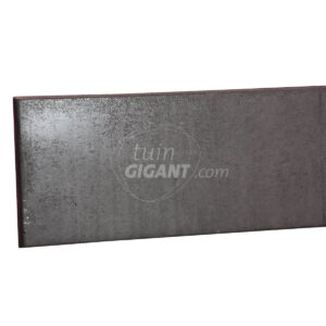 Stampbeton onderplaat - 25 cm hoog - Antraciet - 184 cm