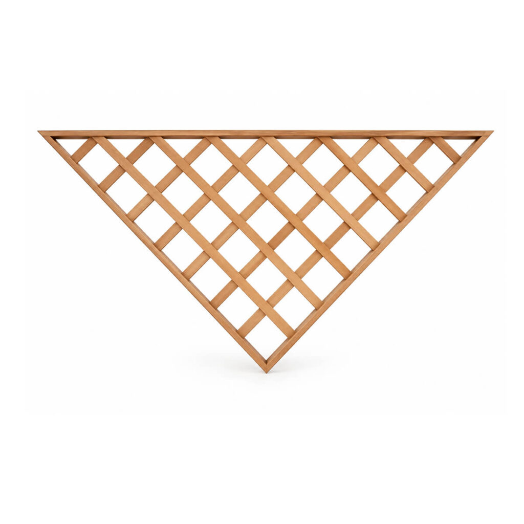 hardhouten v-trellis latten voor schutting tuinscherm